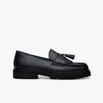 The Noskin Vegan Melbourne Mater Tassle Loafer Black