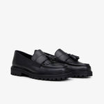 The Noskin Vegan Melbourne Mater Tassle Loafer Black