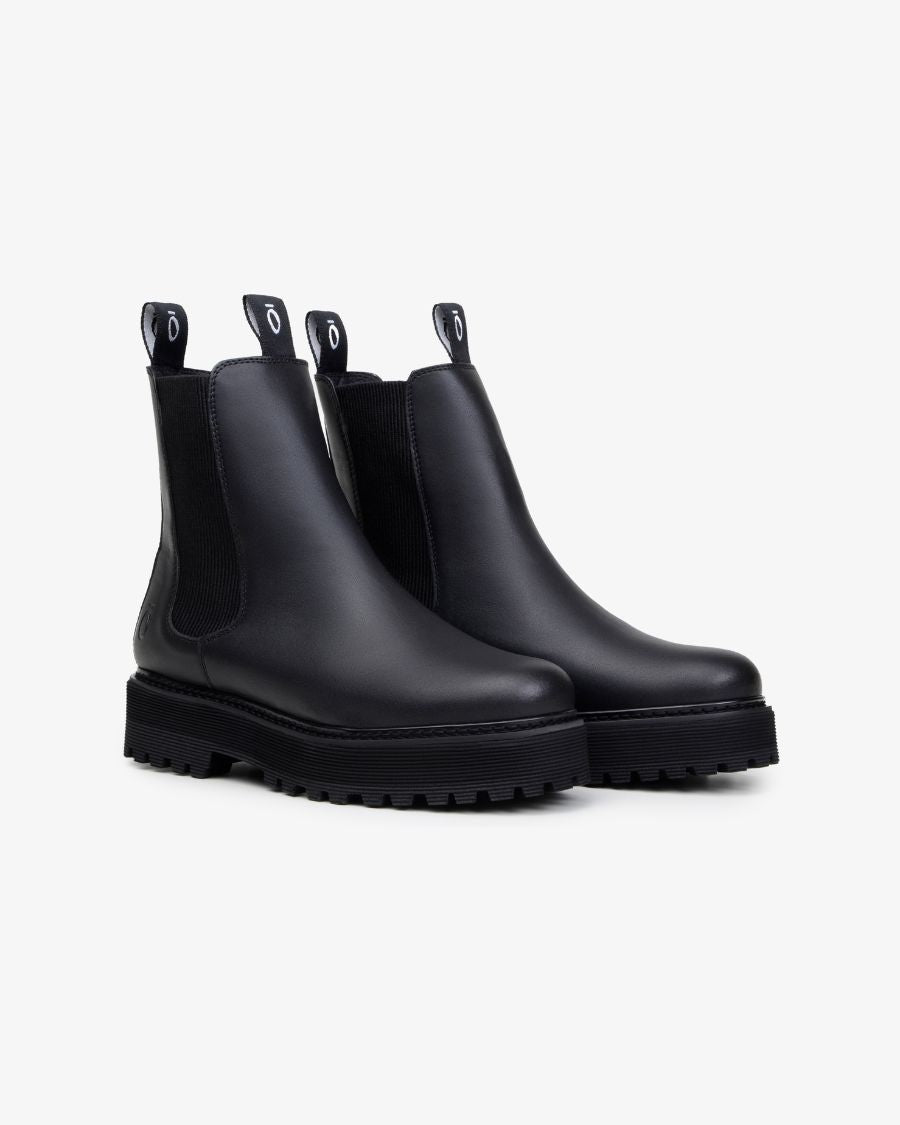 The Noskin Vegan Melbourne Studio Chelsea Boot Black