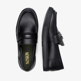 The Noskin Cash Vegan Penny Loafer - Black