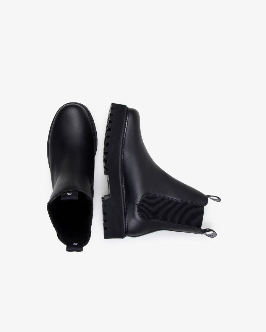 The Noskin Vegan Melbourne Studio Chelsea Boot Black